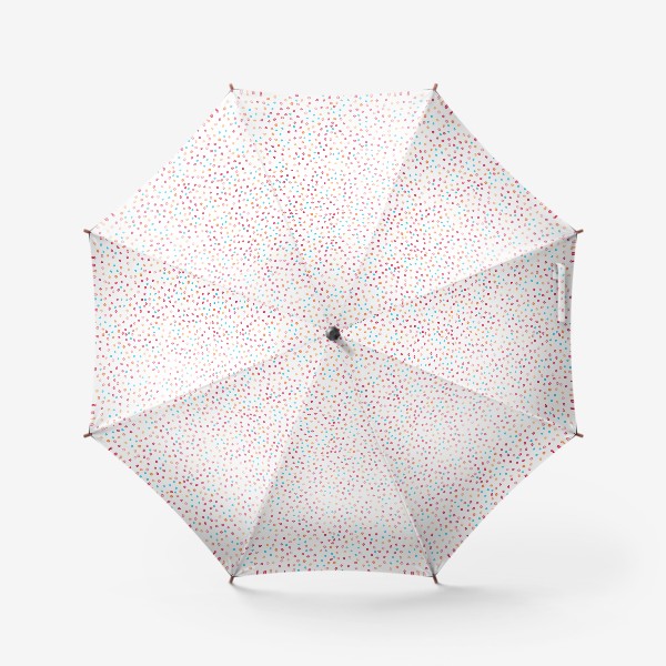 Зонт «Весёлые акварельные точки, паттерн»