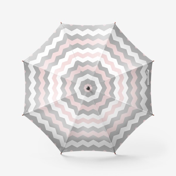 Зонт «Зигзаг розовый»