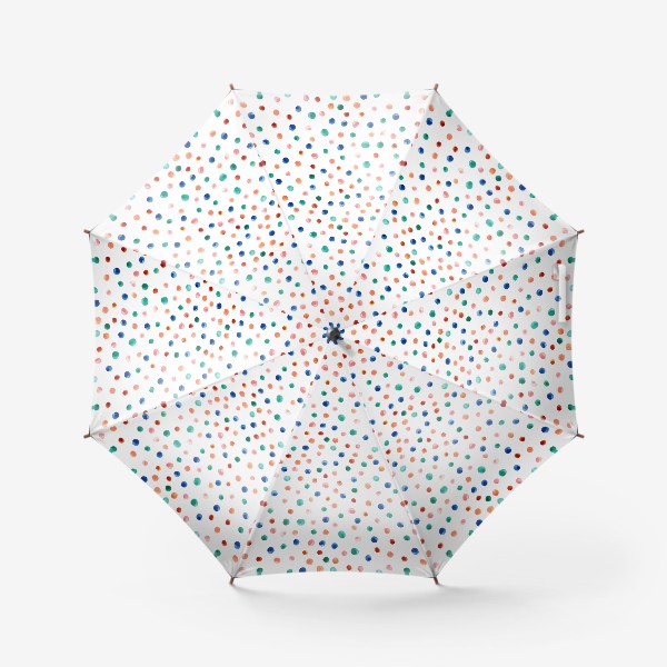 Зонт «Паттерн с акварельными точками»