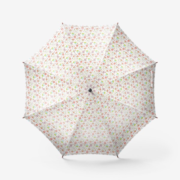 Зонт «Owl seamless pattern»
