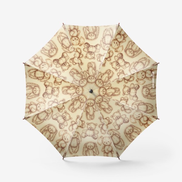 Зонт «Мишки тедди паттерн»