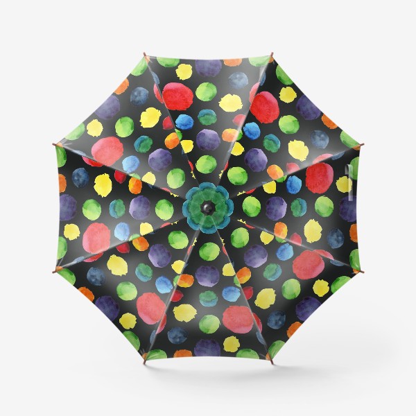 Зонт «акварельные кляксы »