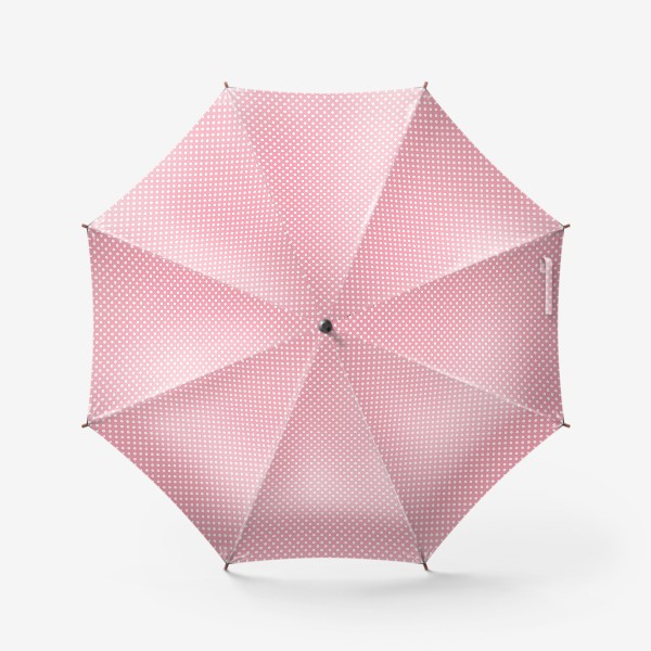 Зонт &laquo;горошек на розовом &raquo;