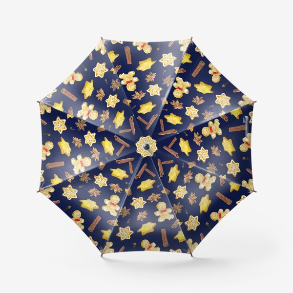 Зонт «Новогодние сладости с пряностями »