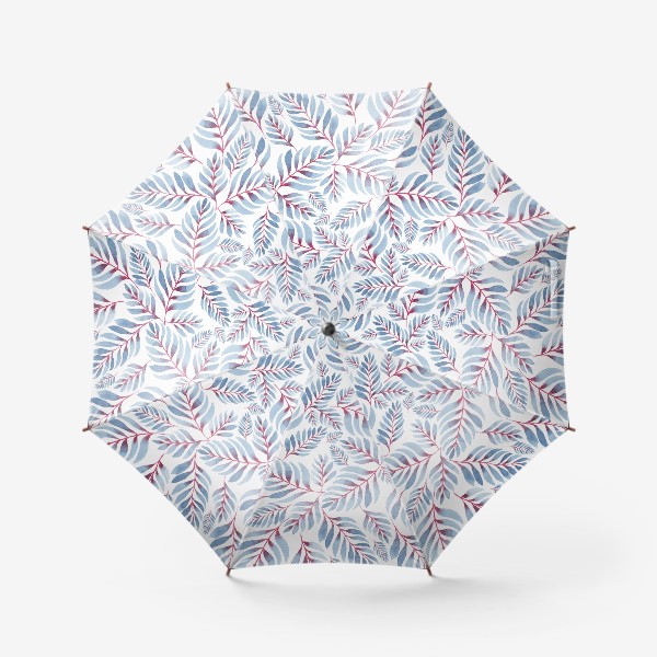 Зонт «Листья паттерн»