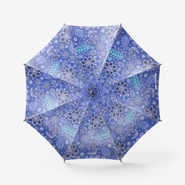 Зонт «Цветочные чернила»