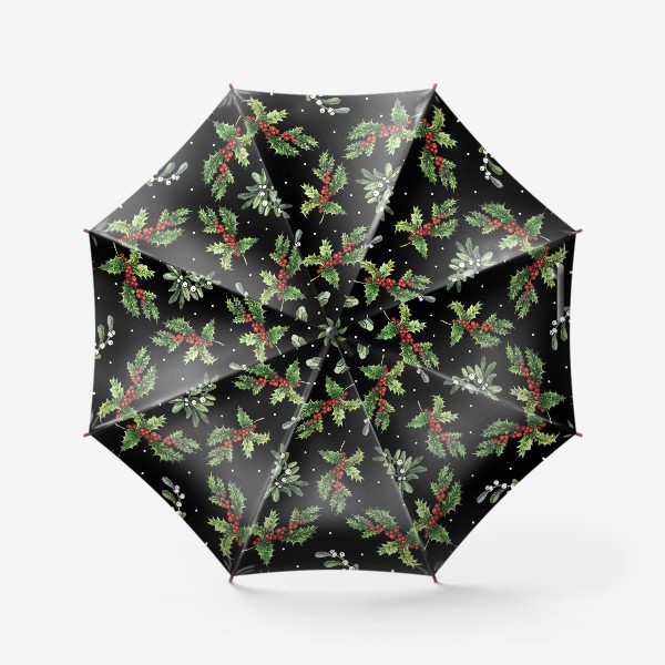 Зонт «Рождественский паттерн»