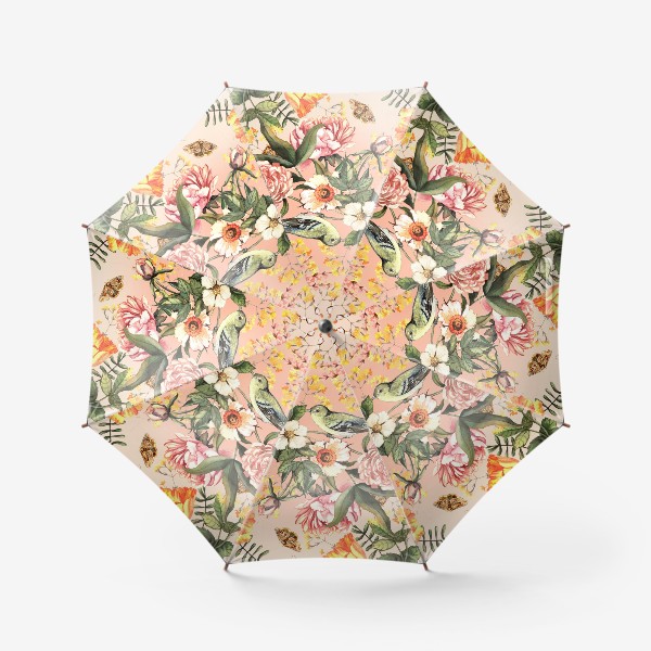 Зонт «Винтажные цветочные узоры»