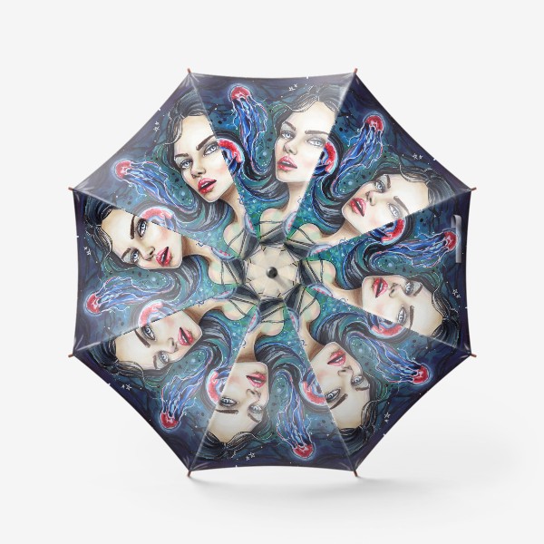 Зонт «Дева ныряльщица»