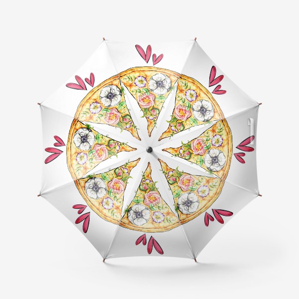 Зонт «Цветочная пицца»