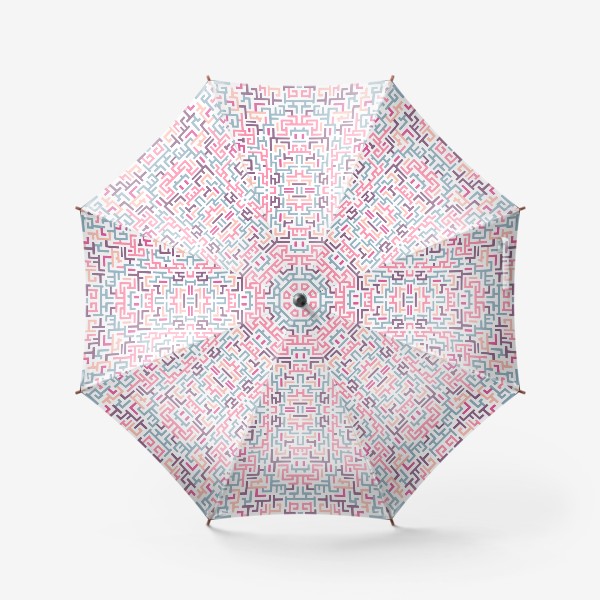 Зонт «Цветной лабиринт/паттерн»