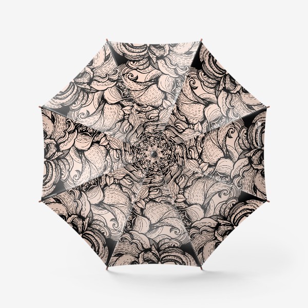 Зонт &laquo;Графический цветочный паттерн&raquo;