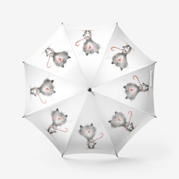 Зонт «Котик с карамелькой»