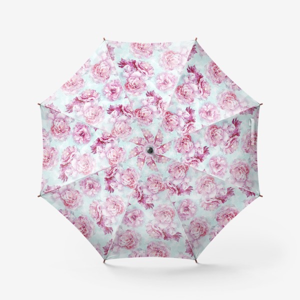 Зонт «Летние розы акварель»