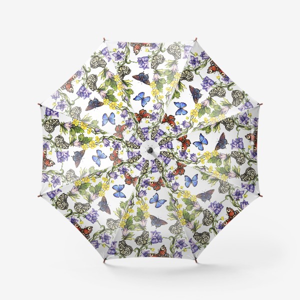 Зонт «Летний цветочный паттерн»