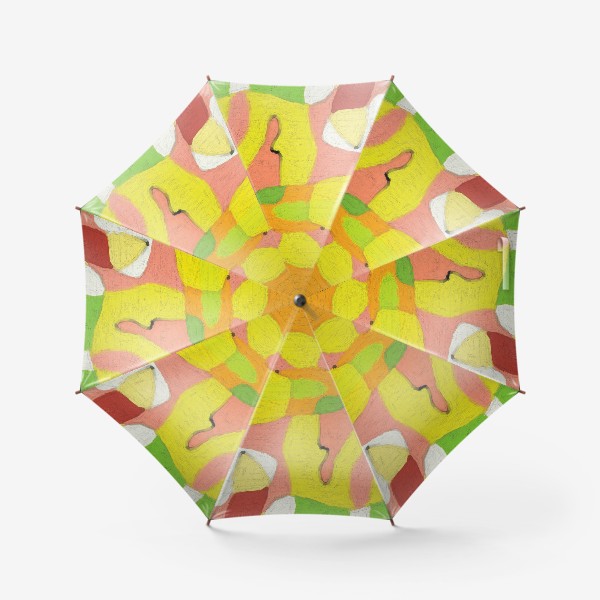Зонт «Абстракция маслом на стене»