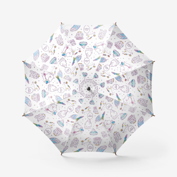 Зонт «все что я люблю»