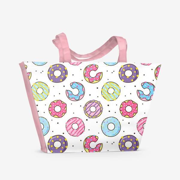 Пляжная сумка «Лучшие пончики в городе»