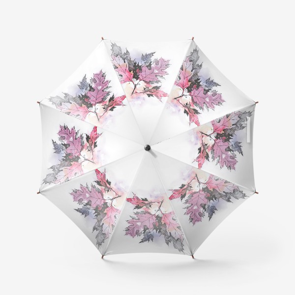 Зонт «Розовые листья»