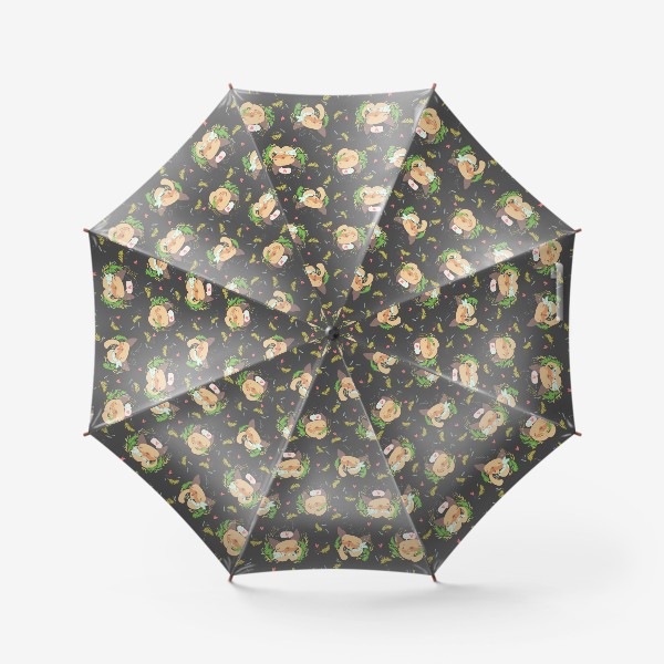 Зонт «Ушастый малыш и тряпичный котик»