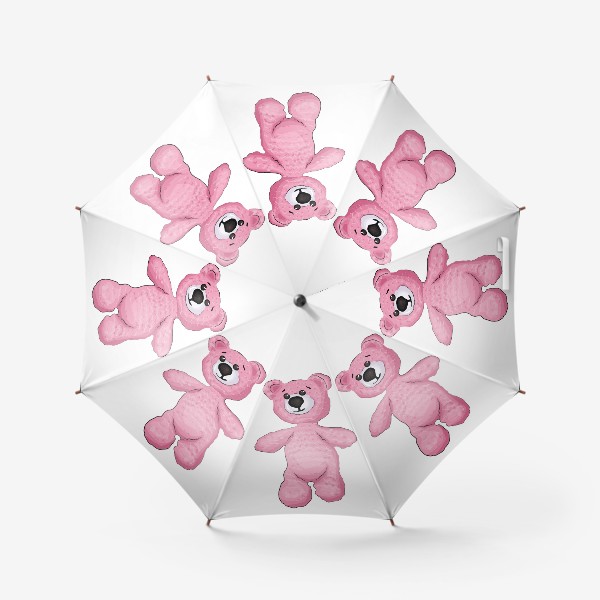 Зонт «Розовый мишка»