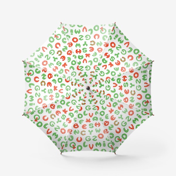 Зонт «Цветные буквы»