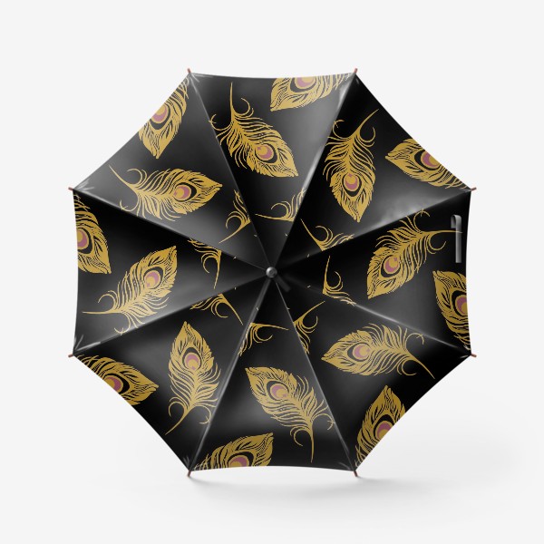 Зонт «Перо павлина»