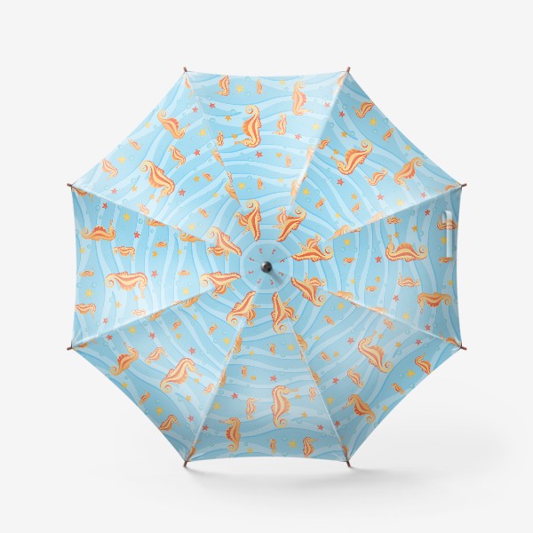 Зонт «Морские коньки»