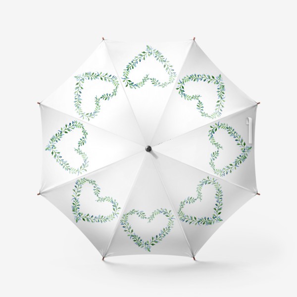 Зонт «Зеленое сердце»