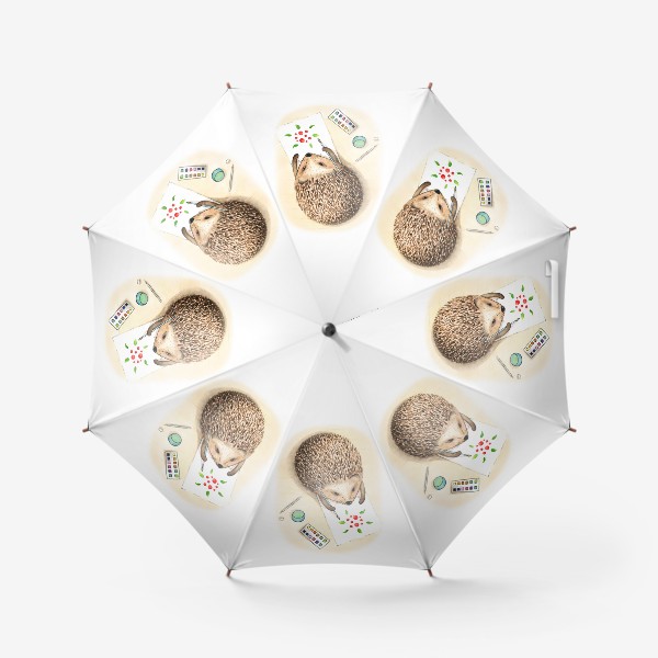 Зонт «Рисующий еж»