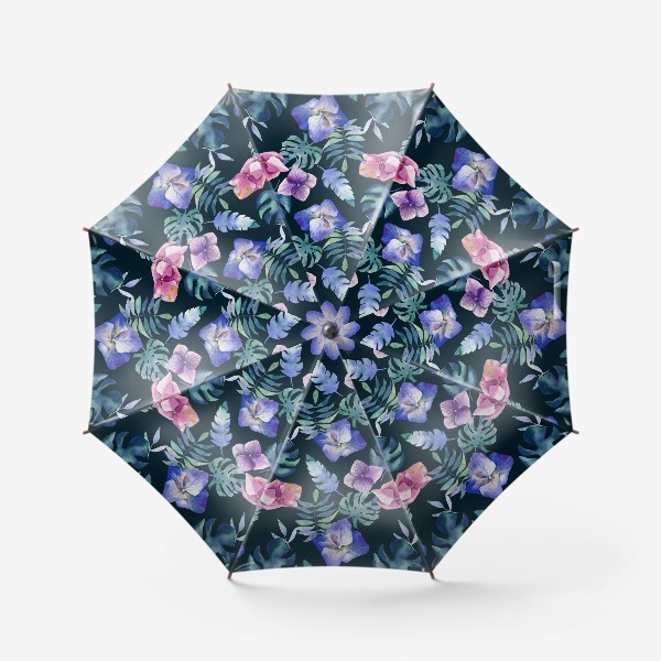 Зонт &laquo;Hydrangea pattern&raquo;