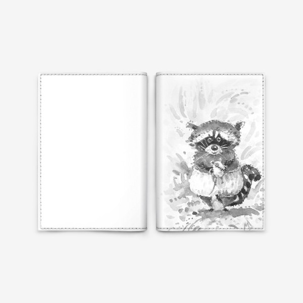 Обложка для паспорта «Крошка енот»