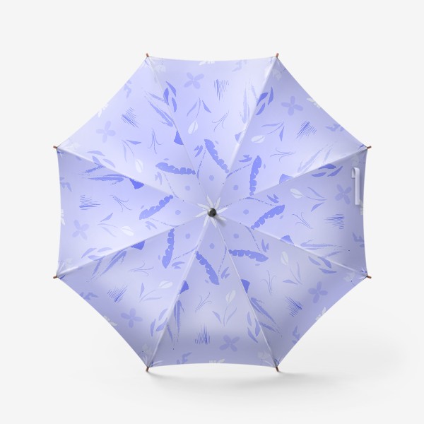 Зонт «Цветы цвета неба»