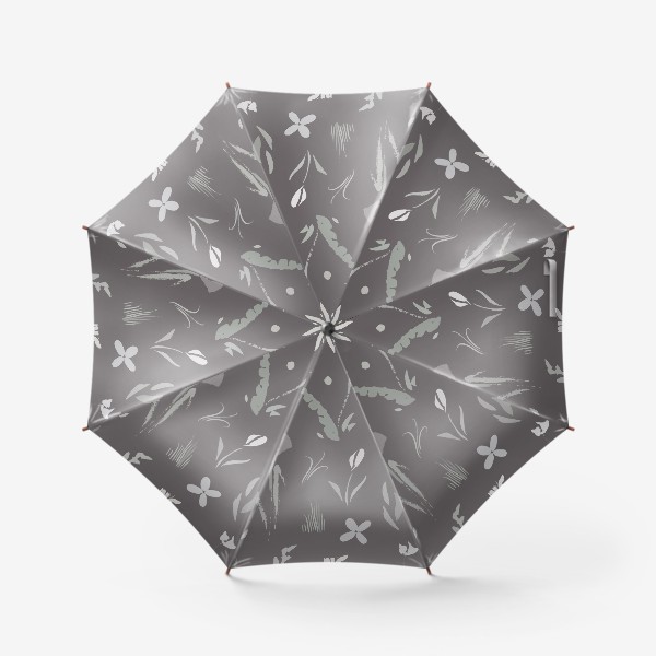 Зонт «Цветы цвета грозы»