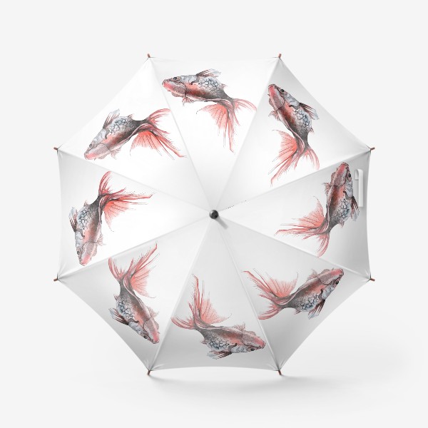 Зонт «Рыбка красная»