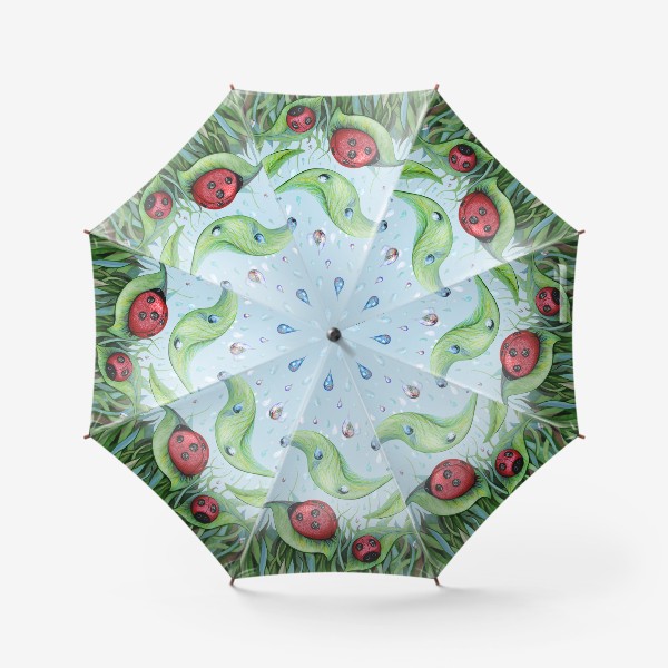 Зонт «Божьи коровки под дождем»