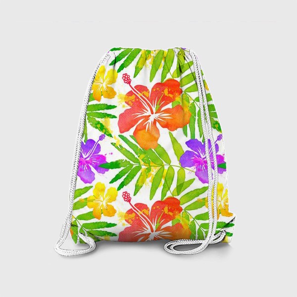 Рюкзак «Тропические цветы»