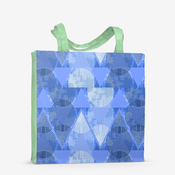 Сумка-шоппер «Спирали и треугольники»
