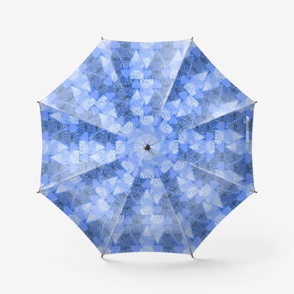 Зонт «Спирали и треугольники»