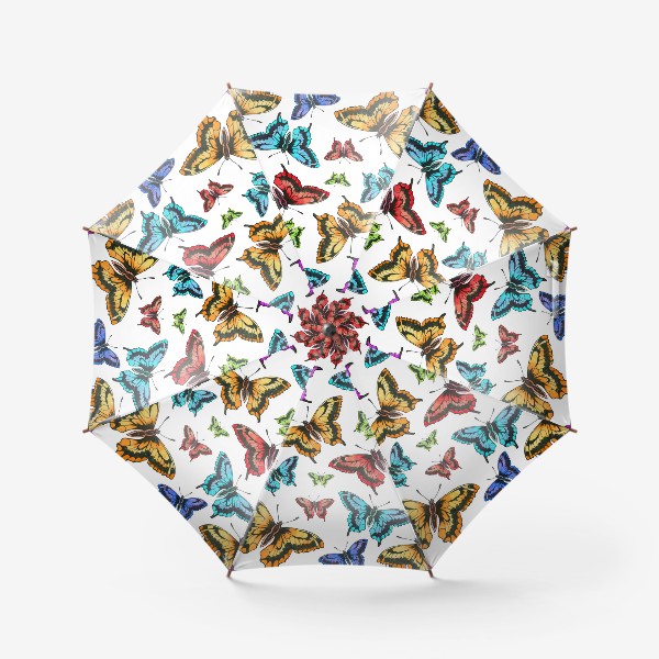 Зонт «Цветные бабочки»