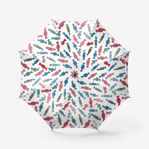 Зонт «Паттерн конфеты»