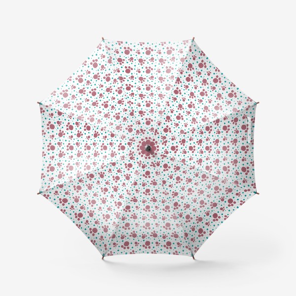 Зонт «Паттерн из розовых следов»