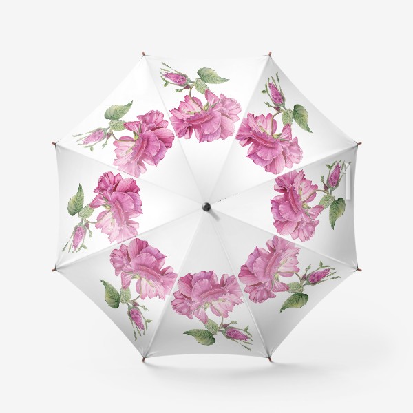 Зонт «Цветущий шиповник»