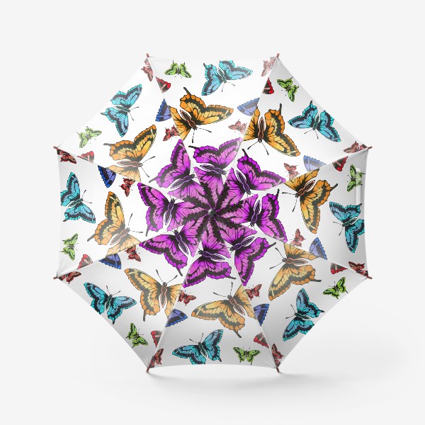 Зонт «Яркие бабочки»