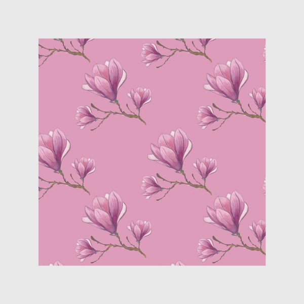 Скатерть «Pink magnolia on pink»