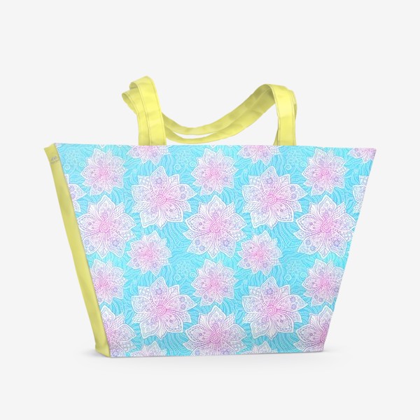 Пляжная сумка «Кружевные цветы»