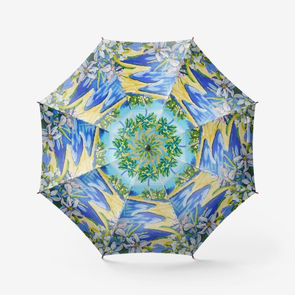 Зонт «Цветочный пляж»