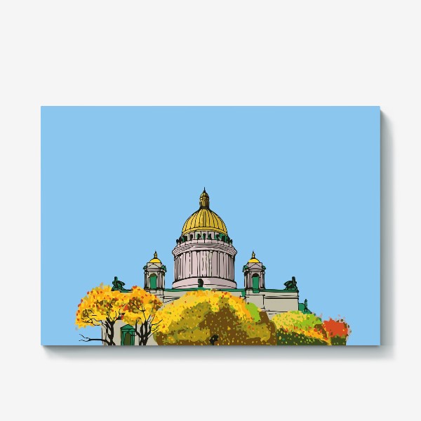 Холст «Осень в Петербурге»