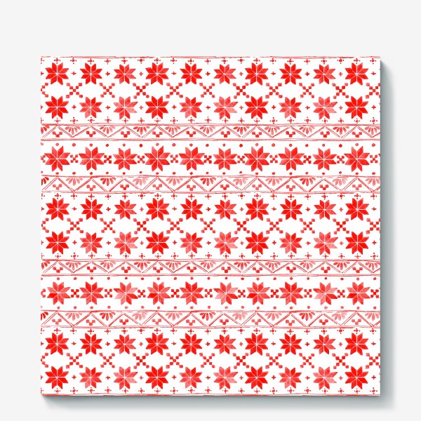 Холст «Red pattern»