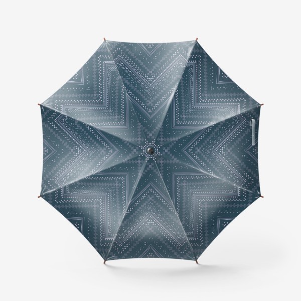Зонт «Шеврон на синем фоне»